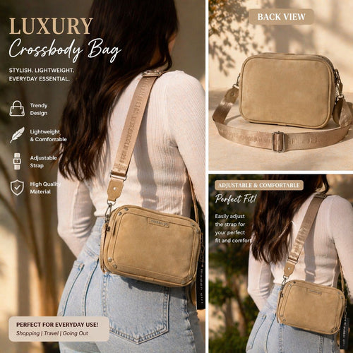 Luxury Beige Crossbody Bag for Women – Stylish, Lightweight & Everyday Use